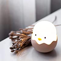 Los mejores  - YISSVIC Luz Nocturna Bebé Lámpara Infantil LED Silicona Pollito Recargable Regalo para los Niños Bebés